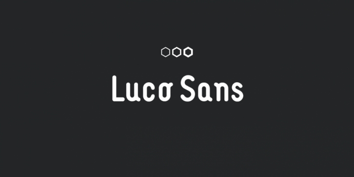 Luco Sans font preview