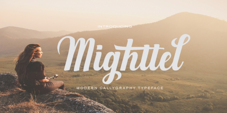Mighttel font preview