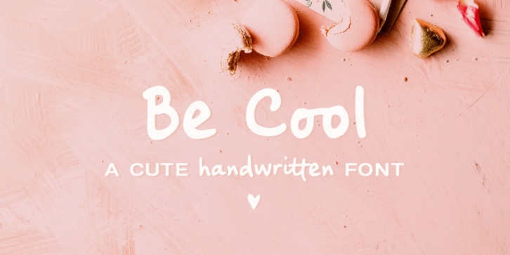 Be Cool font preview