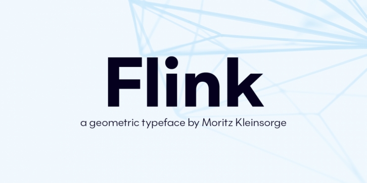 Flink font preview