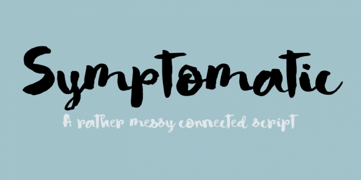 Symptomatic font preview