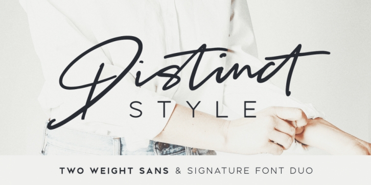 Distinct Style font preview