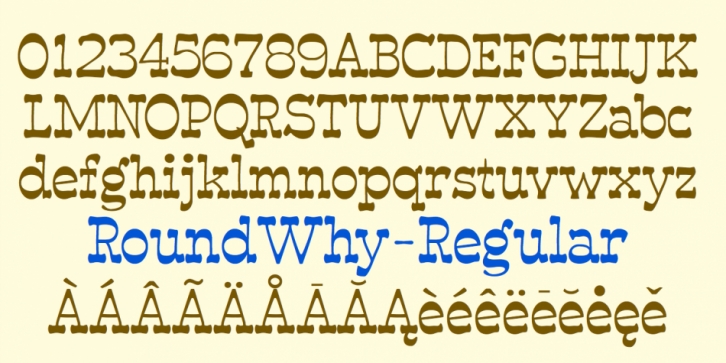 RoundWhy font preview
