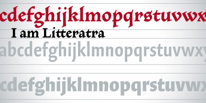 Litteratra font preview