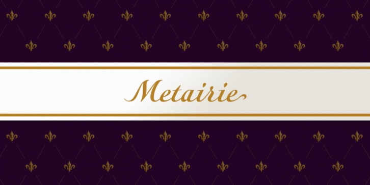 Metairie font preview