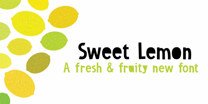 Sweet Lemon font preview