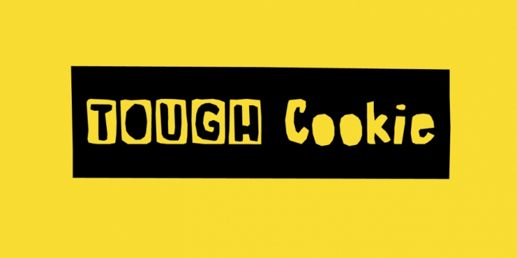 Tough Cookie font preview