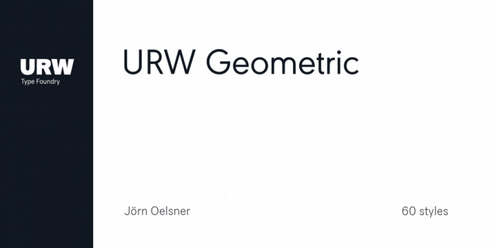 URW Geometric font preview