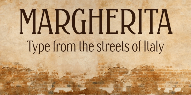 Margherita font preview
