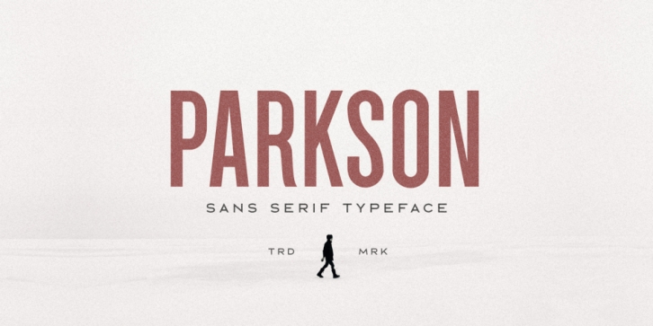 Parkson font preview