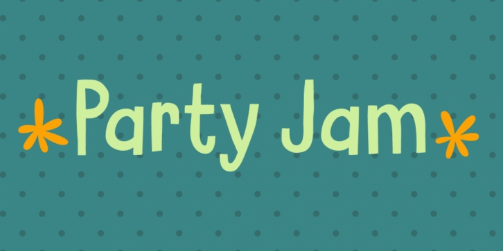 Party Jam font preview