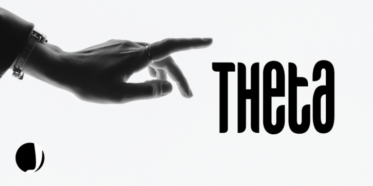 Theta-Brush Tip font preview