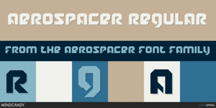 Aerospacer font preview