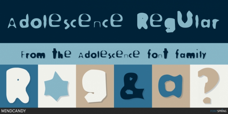 Adolescence font preview