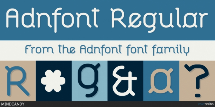 Adnfont font preview