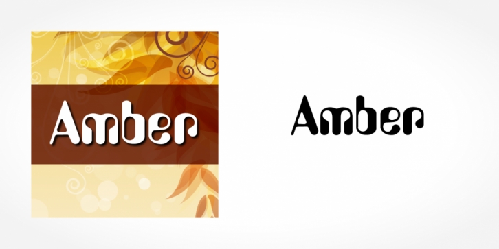 Amber font preview