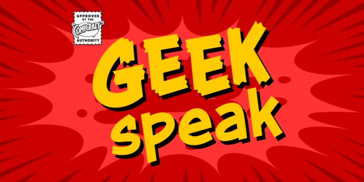 Geek Speak font preview