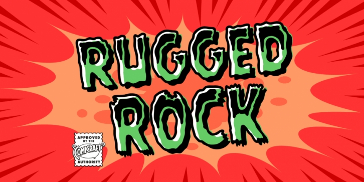 Rugged Rock font preview