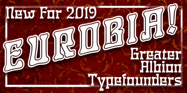 Eurobia font preview