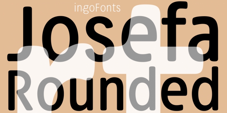 Josefa Rounded Pro font preview