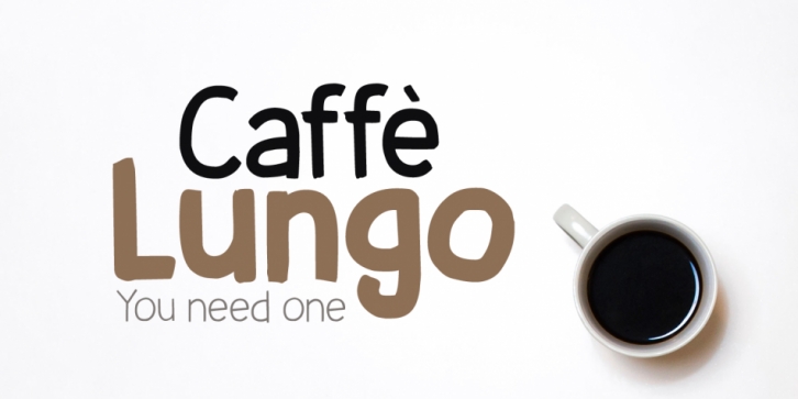 Caffe Lungo font preview