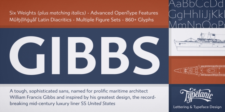 Gibbs font preview