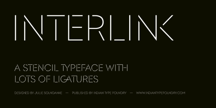 Interlink font preview