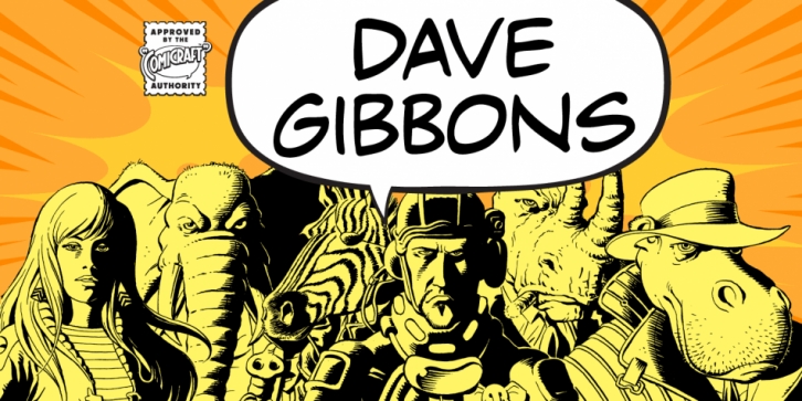 Dave Gibbons font preview
