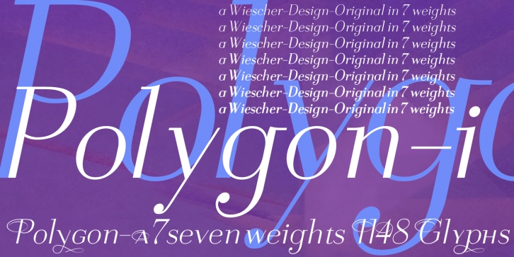 Polygon-i font preview