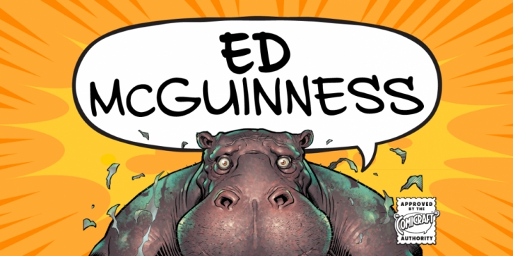 Ed McGuinness font preview
