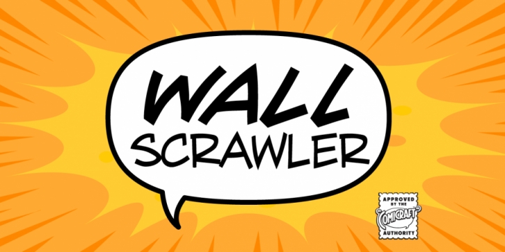Wall Scrawler font preview