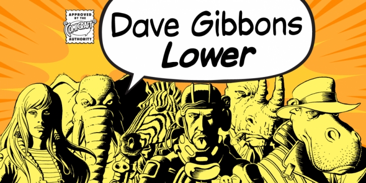 Dave Gibbons Lower font preview