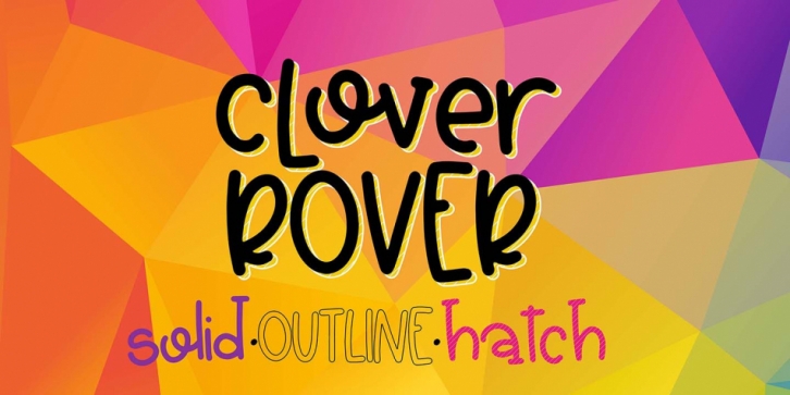 Clover Rover font preview