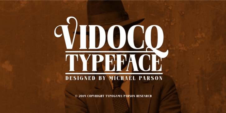 Vidocq font preview