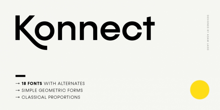Konnect font preview