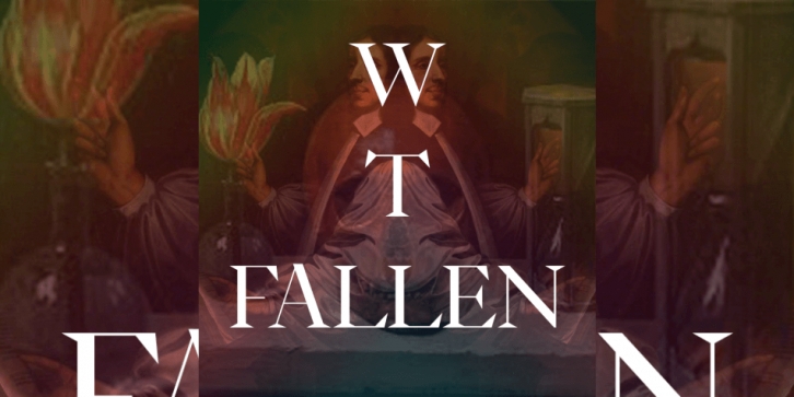 WT Fallen font preview