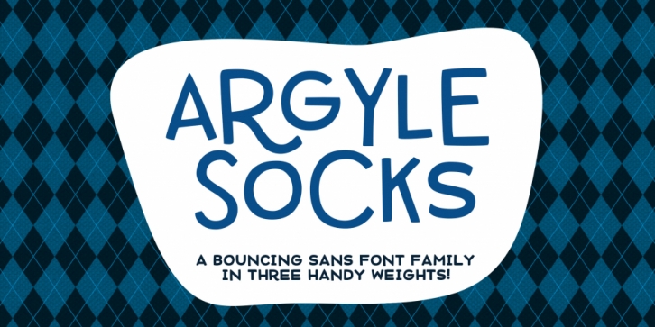 Argyle Socks font preview