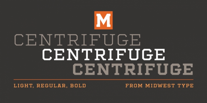Centrifuge font preview