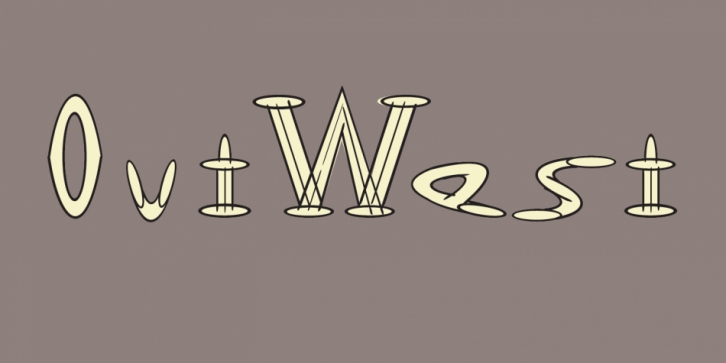 Outwest font preview
