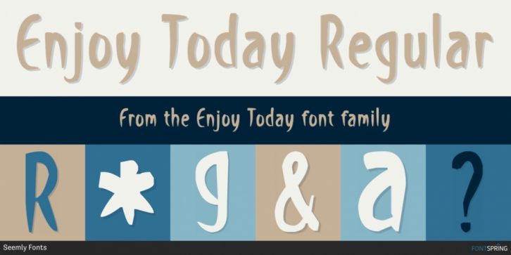 Enjoy Today font preview
