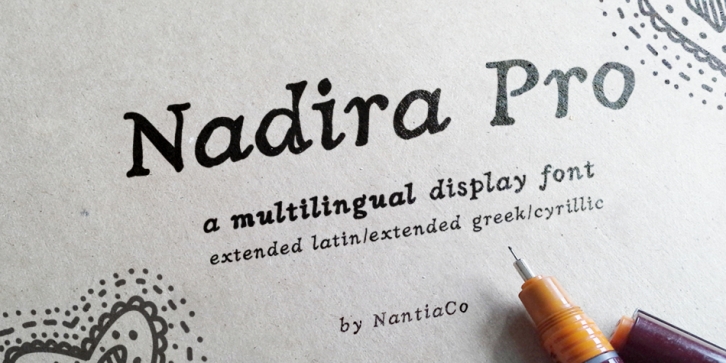 Nadira Pro font preview