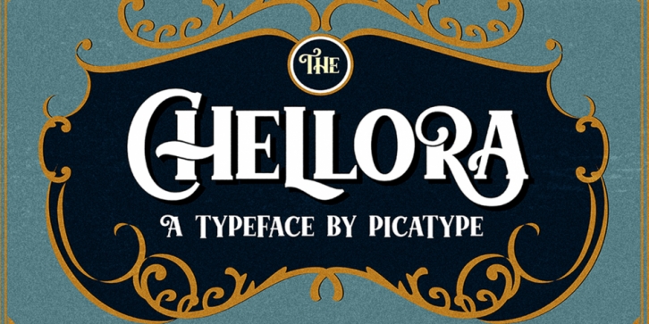 Chellora Typeface font preview
