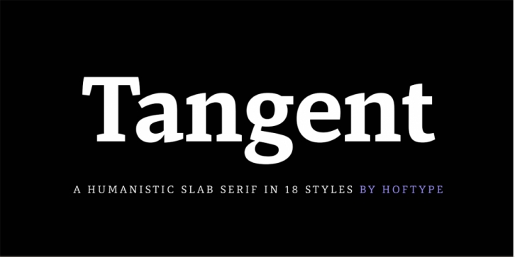 Tangent font preview
