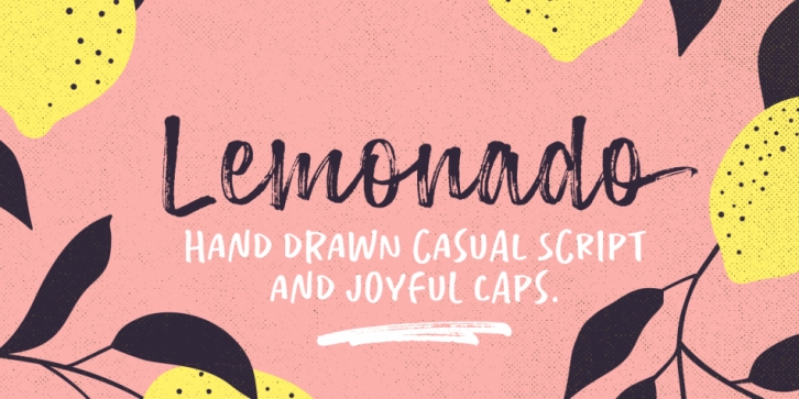 Lemonado font preview