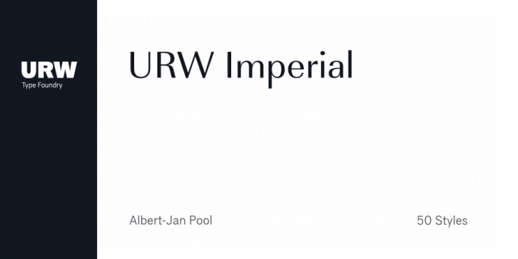 URW Imperial font preview