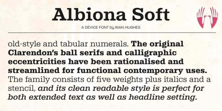 Albona Soft font preview
