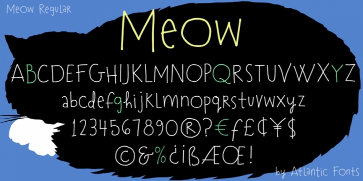 Meow font preview