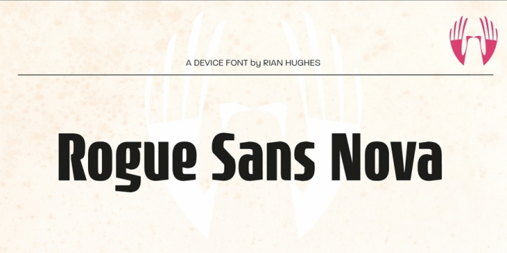 Rogue Sans Nova font preview