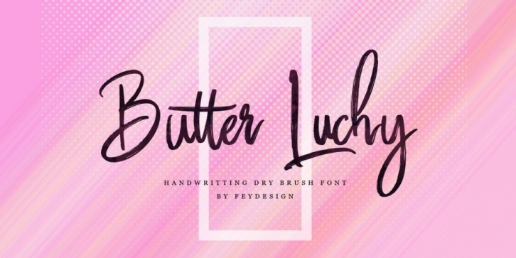 Butter Luchy font preview