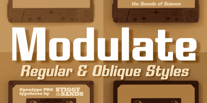 Modulate font preview